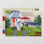 Invitation Cosy Garden (Devant / Derrière)