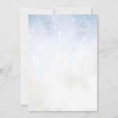Invitation Cosy Hot Cocoa hiver Mariage neigeux (Dos)