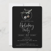 Invitation Cosy Nature Werath Black Holiday Party (Devant)