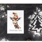 Invitation Cosy Safari Noël, personnalisé