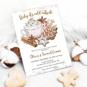 Invitation Cosy Winter Cocoa and Cookies Baby shower