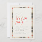 Invitation Cosy Winter Plaid (Devant)
