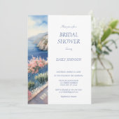 Invitation Côte d'Amalfi Italie Fête des mariées (Debout devant)