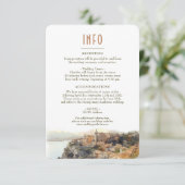 Invitation Côte d'Azur France Destination Insérer INFO Détail (Debout devant)