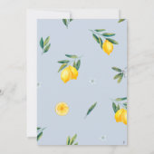 Invitation Côte Méditerranéenne La Dolce Vita Fête des mariée (Dos)