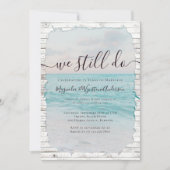 Invitation Côtière Nous Faisons Toujours De La Photo Vow Reno (Devant)