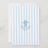 Invitation côtière pour le 1er anniversaire de Sai (Dos)