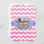 Invitation Coton Bonbons Bébé Stuff (Devant / Derrière)