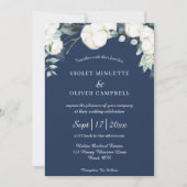 Invitation Coton d'Eucalyptus | Mariage v3 moderne de la mari (Devant)