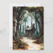 Invitation Cottage forestier enchanté (Dos)