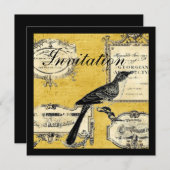 Invitation cottage rustique chic de campagne (Devant / Derrière)