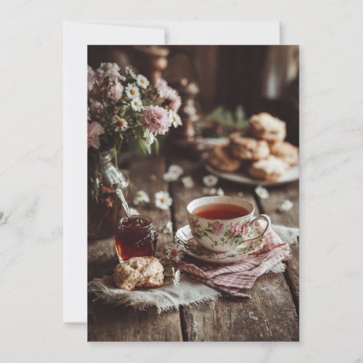 Invitation Cottage Scones | Charme cosy (Devant)