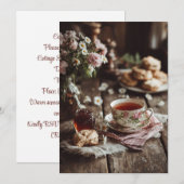 Invitation Cottage Scones | Charme cosy (Devant / Derrière)