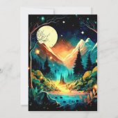 Invitation Cottagecore Aventure Attend Anniversaire (Dos)