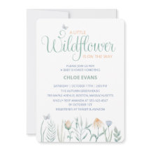 Cottagecore Fête de Naissance Fleur Sauvage Aquare