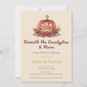 Invitation Cottagecore Halloween Citrouille (Devant)