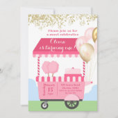 Invitation Cotton Candy Sweet Celebration Anniversaire (Devant)