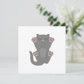 Invitation Couchage de chat (Debout devant)