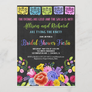 Invitation Couchage de fiesta nuptiale