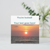 Invitation Coucher de soleil (Debout devant)