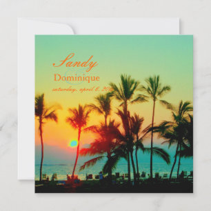 Invitation Coucher de soleil de PixDezines à A-Bay/hawaii