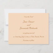 Invitation Coucher de soleil en Floride (Dos)