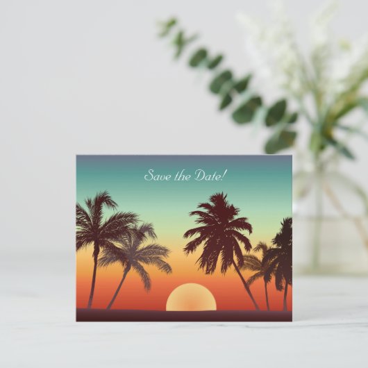 Invitation Coucher de soleil Floride (Debout devant)