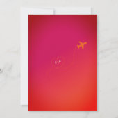 Invitation Coucher de soleil italien Gradient Sky Orange Mage (Dos)