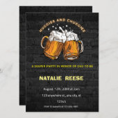 Invitation Couches Huggies et Chuggies pour Papa (Devant / Derrière)