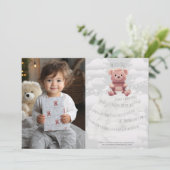 Invitation couches pour ours en peluche mignonnes "Wild One" (Debout devant)