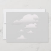 Invitation couches pour ours en peluche mignonnes "Wild One" (Dos)