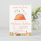 Invitation Coudre dans l'amour, Fournitures de Couture Enterr (Debout devant)