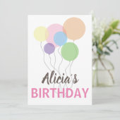 INVITATION COULEUR ANNIVERSAIRE DE FÊTE INVITATION. NOM MODÈL (Debout devant)