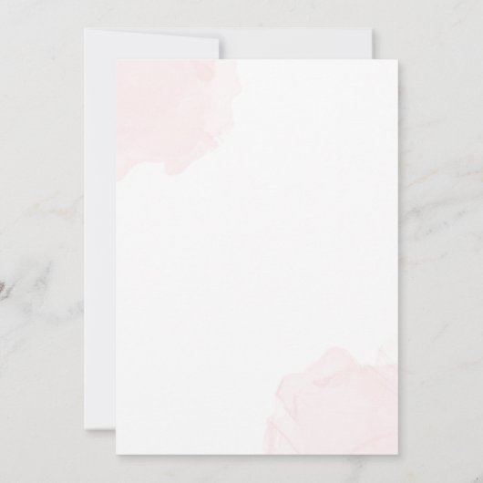 Invitation Couleur d'aquarelle de la fête du pyjama (Dos)