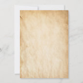 Invitation Couleur d'aquarelle du Parchemin d'anniversaire du (Dos)