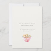 Invitation Couleur d'aquarelle mignonne rosée Filles tentes (Dos)