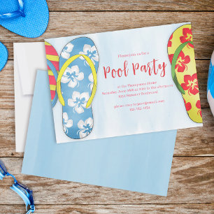 Invitation Couleur de la fête d'été sur mesure