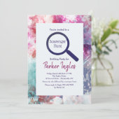 Invitation Couleur de sélection encadrée (Debout devant)