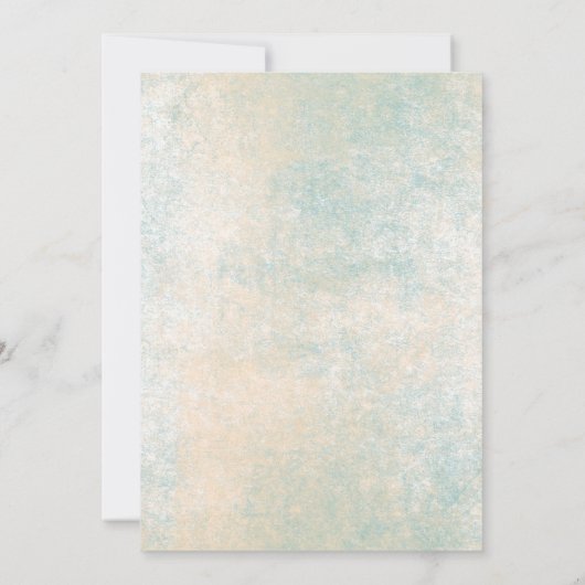 Invitation Couleur de soleil de plage rustique (Dos)