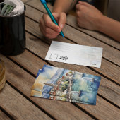 Invitation Couleur d'eau de la Croatie fractionnée