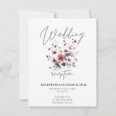 Invitation Couleur d'eau de mariage personnalisée Mariage de (Dos)