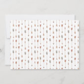 Invitation Couleur d'eau douce Camping sauvage Un premier ann (Dos)