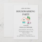 Invitation Couleur d'eau douce Nouveau Fête de chauffage dome (Devant / Derrière)