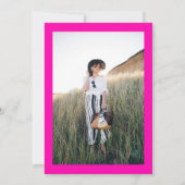 Invitation Couleur d'eau fleurie de chute d'or Sweet 16 (Dos)