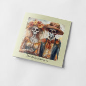 Invitation Couleur d'eau mariage Dia de los Muertos