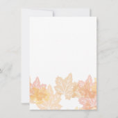 INVITATION COULEUR D'EAU POUR LE DÎNER (Dos)