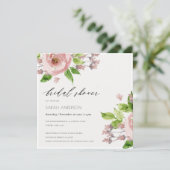 INVITATION COULEUR D'EAU ROSE DOUX ROSE FÊTE DES MARIÉES FLOR (Debout devant)