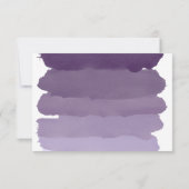 Invitation Couleur d'eau violette foncée Serez-vous ma servan (Dos)