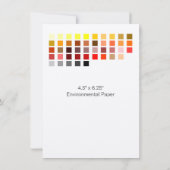 Invitation Couleur, exemple Invitation3 (Dos)