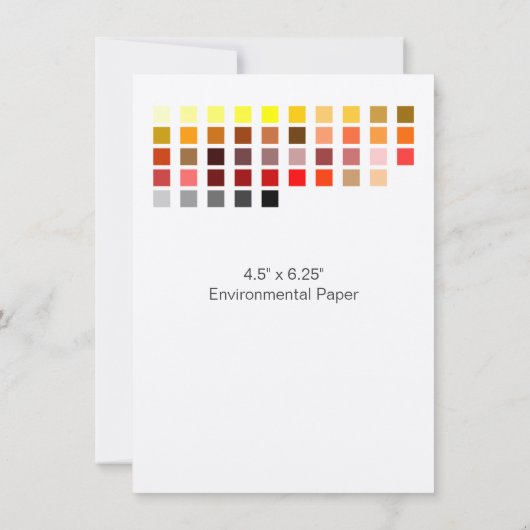 Invitation Couleur, exemple Invitation3 (Dos)